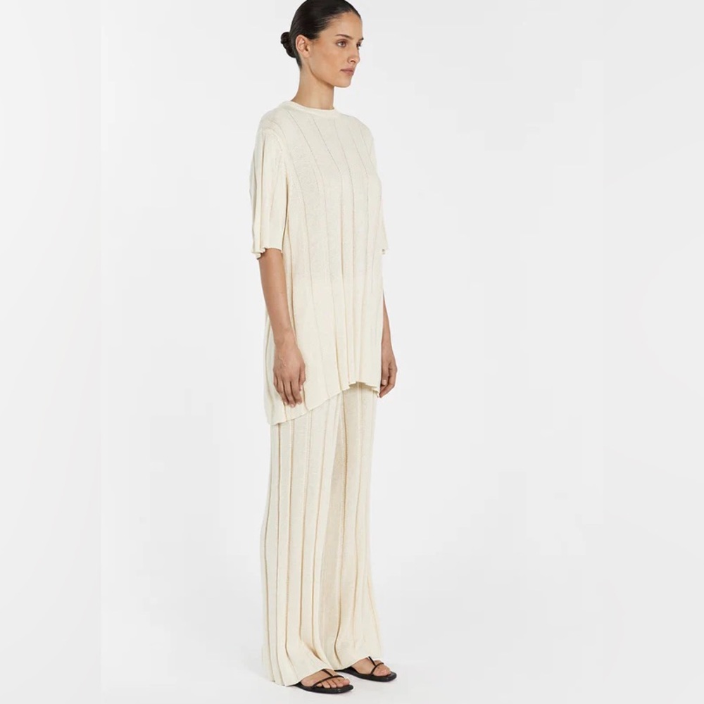 DISSH Emery Cream Oversized tee and pant